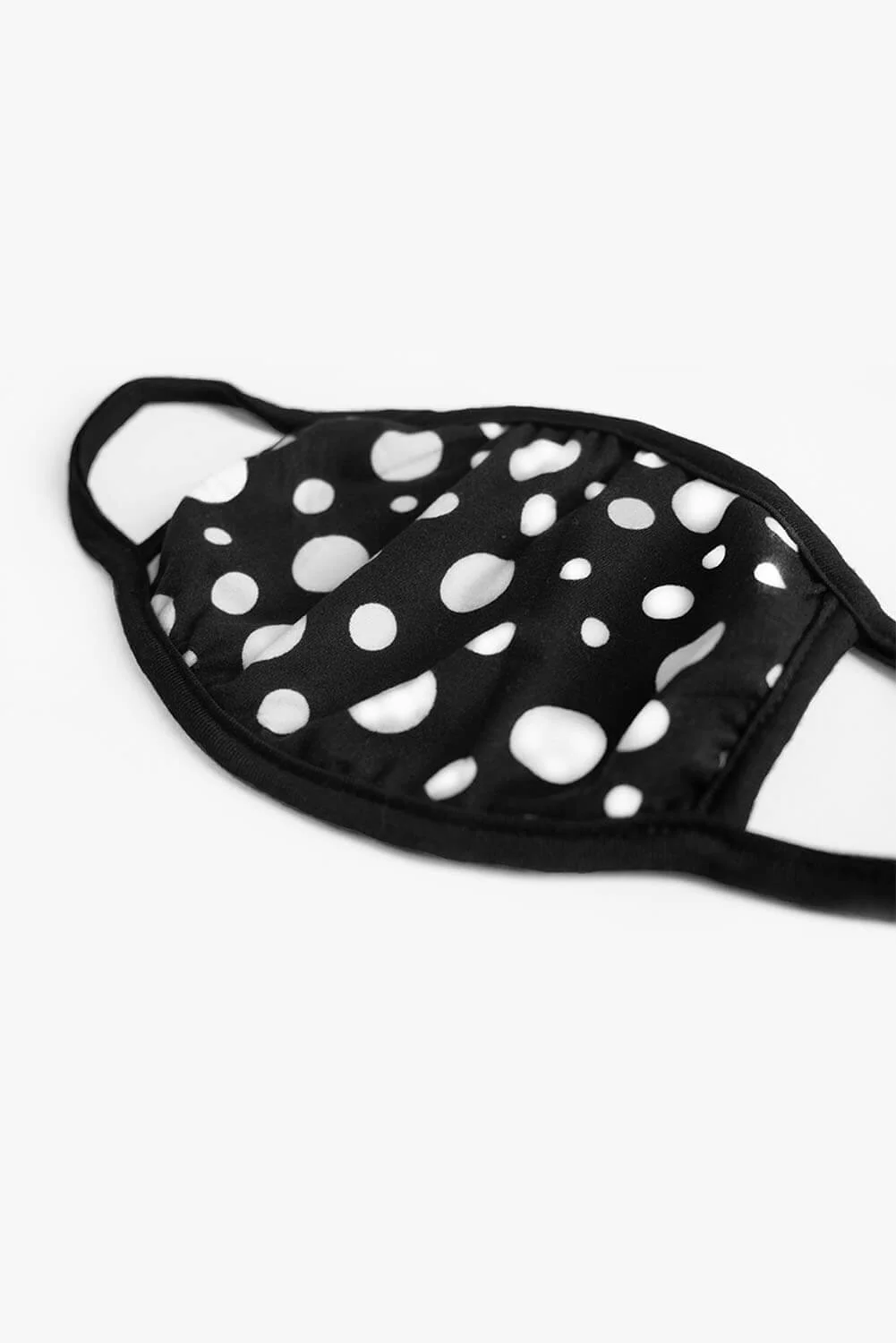 Black Spotty Face Covering - Swimclubus