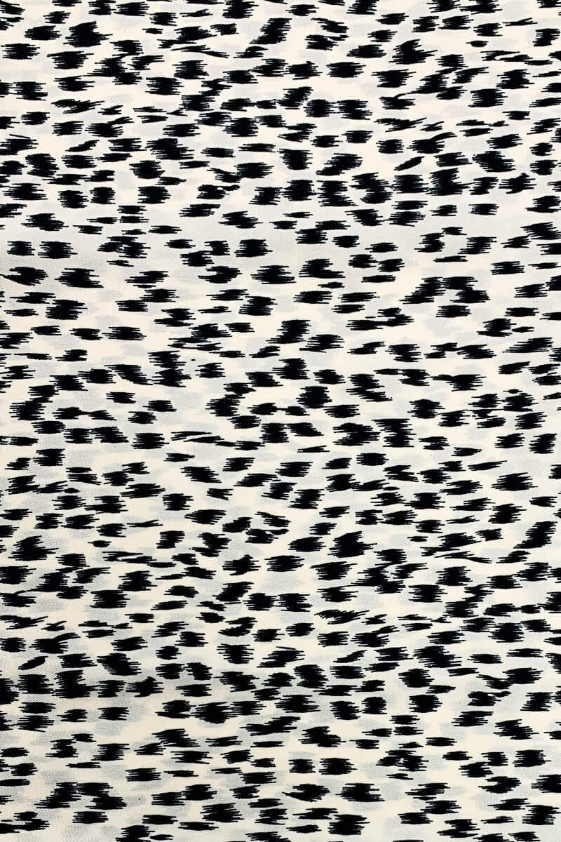 Cream Printed Asymmetric Hem Midi Dress - Swimclubus