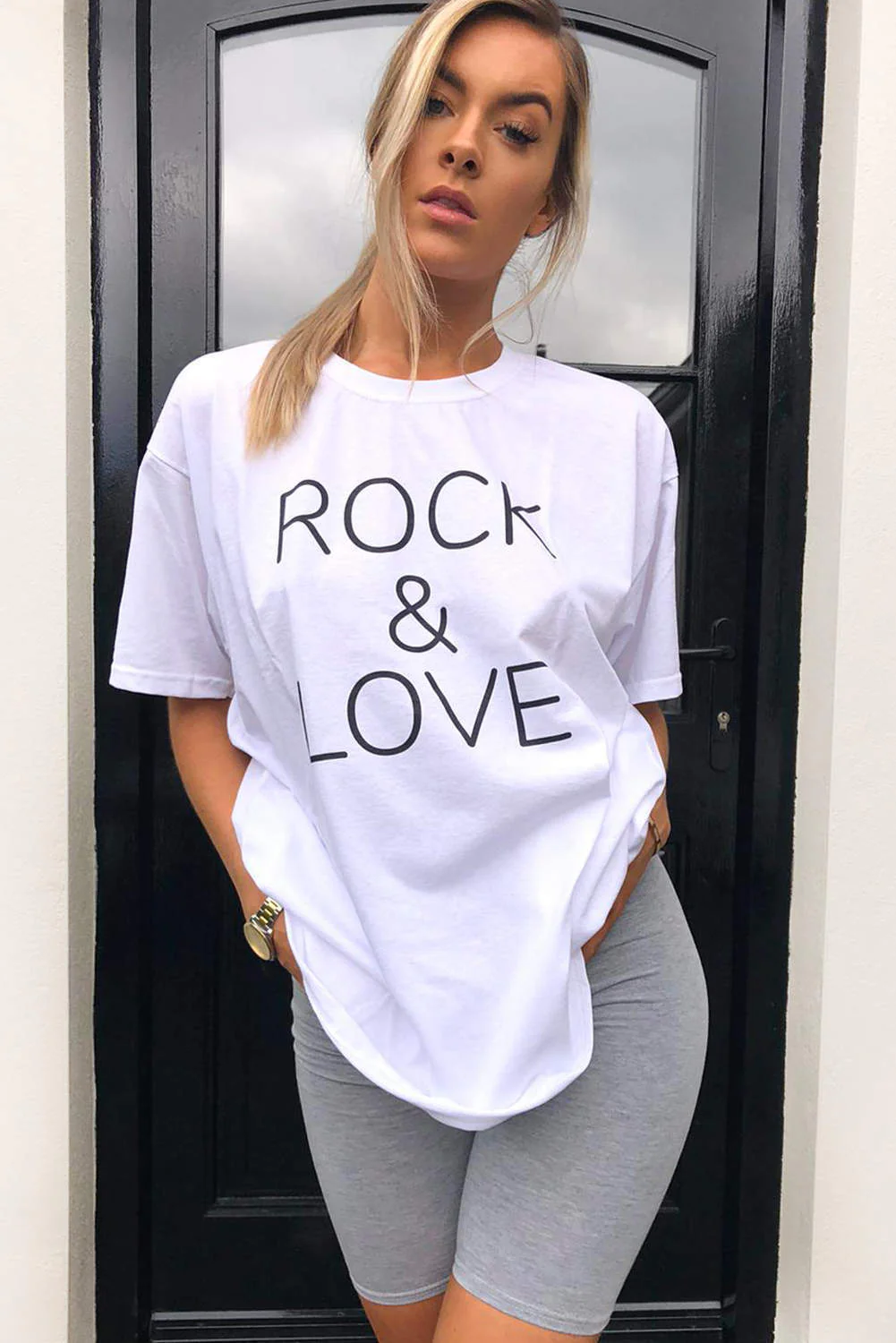White Rock and Love T-Shirt - Swimclubus